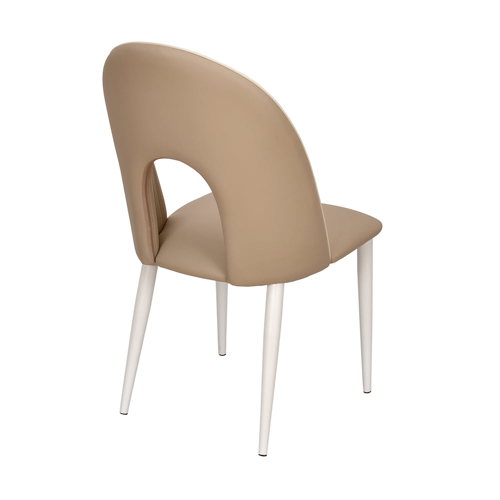 Orrin Dining Chair (Brown & White)