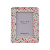 Floral Round Edges Table Photo Frame (Multicolor, 5 x 7 Inch)