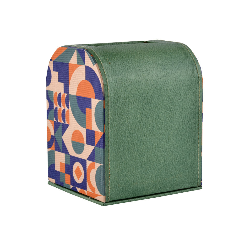 Geometric Arch Tissue Box (Multicolor)