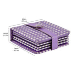 Checkered Design Coasters Set of 4 (Purple)