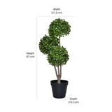 Artificial Melia Azedarach Plant With Pot (Green)