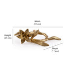 Decorative Metal Napkin Rings Set of 2 (Gold)