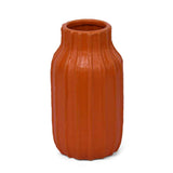 Bottle Shaped Decorative Ceramic Vase (Orange)