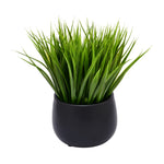 Artificial Grass With Ceramic Pot (Green)