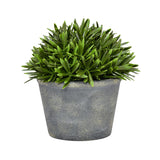 Artificial Mini Leaf Plant With Pot (Green)