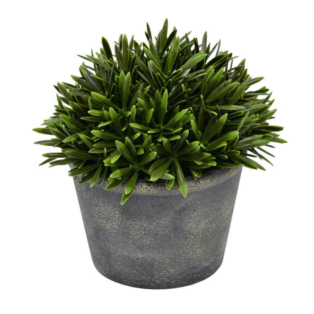 Artificial Mini Leaf Plant With Pot (Green)