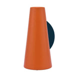 Single Ear Decorative Ceramic Vase (Orange)