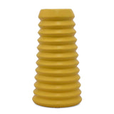 Trapeze Fluting Decorative Ceramic Vase (Yellow)