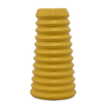 Trapeze Fluting Decorative Ceramic Vase (Yellow)