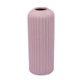 Cylindrical Decorative Ceramic Vase (Pink)