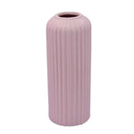 Cylindrical Decorative Ceramic Vase (Pink)