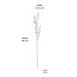 Decorative Mini Dry Flowers Stick (Pink)