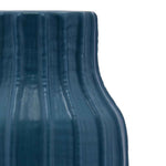 Bottle Shaped Decorative Ceramic Vase (Blue)