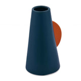 Single Ear Decorative Ceramic Vase (Blue)