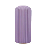 Cylindrical Decorative Ceramic Vase (Lilac)