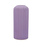 Cylindrical Decorative Ceramic Vase (Lilac)