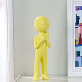 Standing Girl Dolomite Showpiece (Yellow)