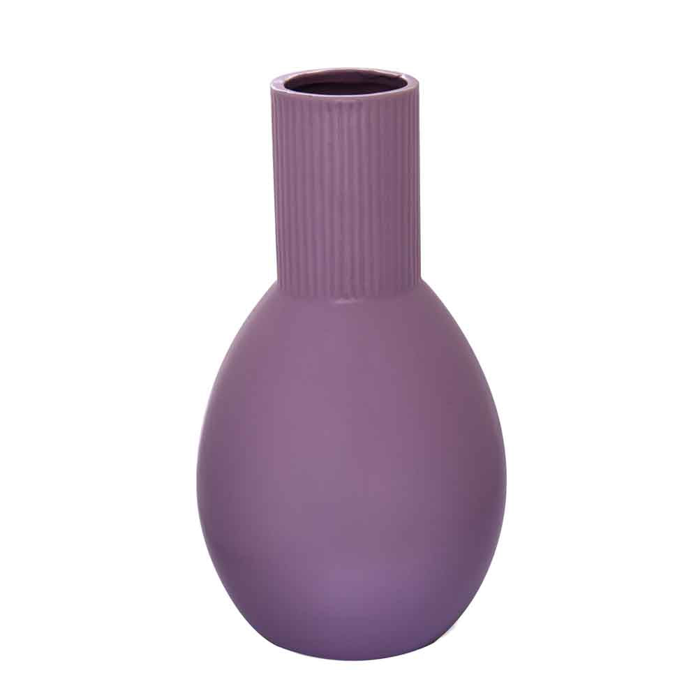 Abstract Decorative Ceramic Vase (Lilac)