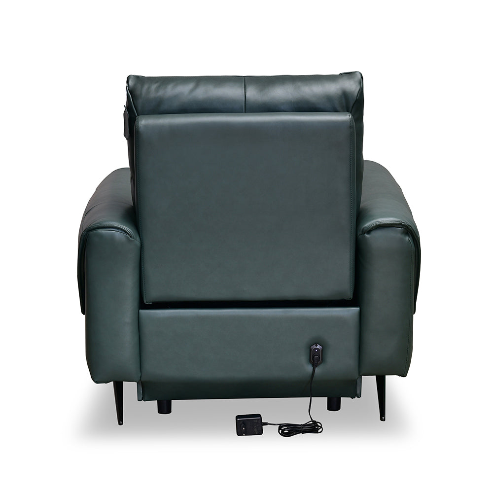 Beatrix 1 Seater Dual Motor Electric Recliner (Green)