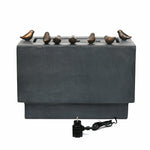 Decorative Birds on Base Water Fountain (Grey)