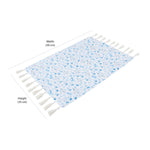 Floral Cotton Placemat Set of 4 (Blue)