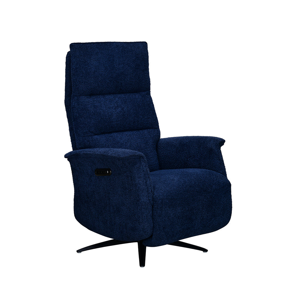 Hover 1 Seater Triple Motor Zero Gravity Electric Recliner (Blue)