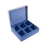 Floral Six Section Utility Organiser Box (Blue)