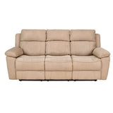 Clapton 3 Seater Double Motor Electric Recliner(Beige)