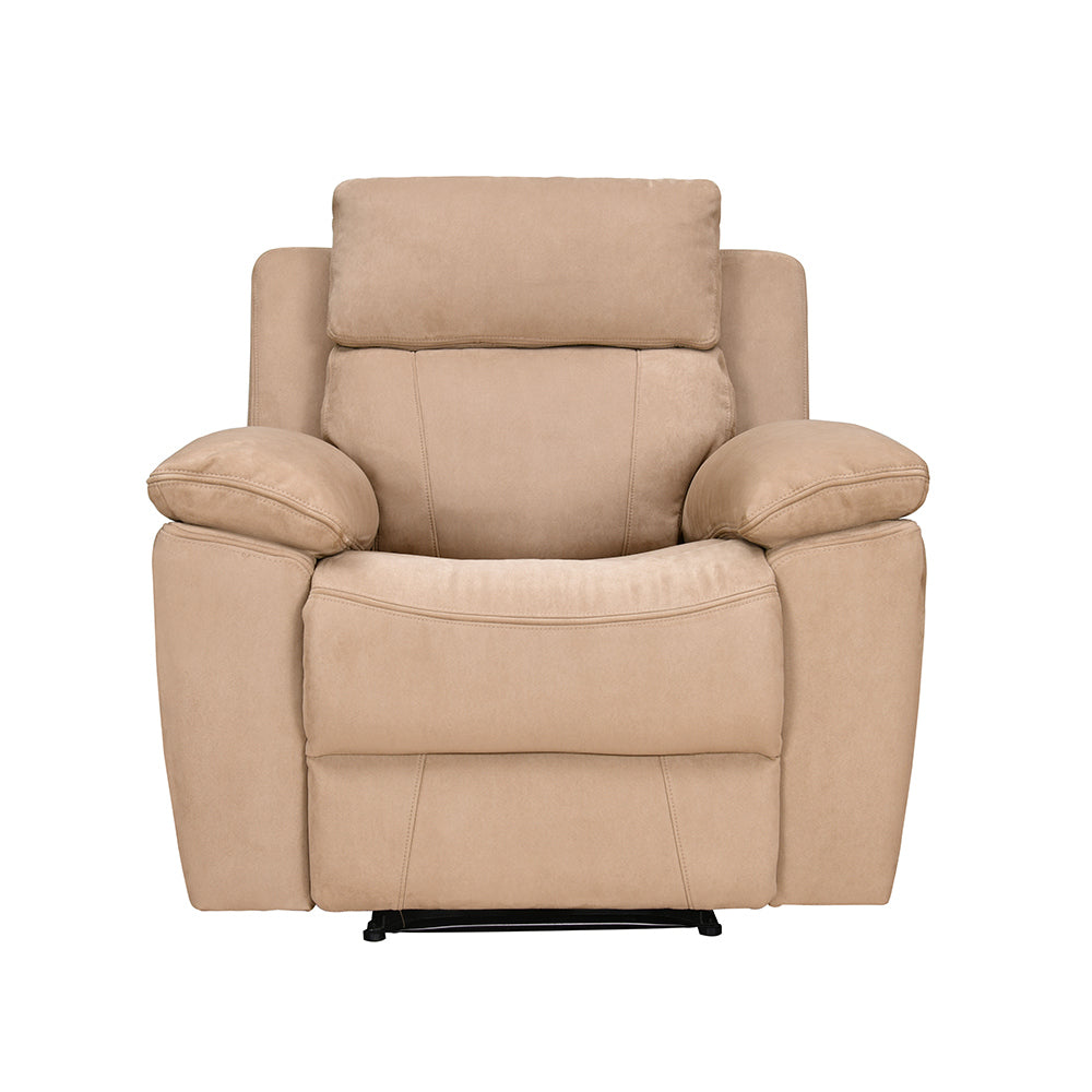 Clapton 1 Seater Double Motor Electric Recliner (Beige)