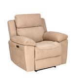 Clapton 1 Seater Double Motor Electric Recliner (Beige)