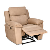 Clapton 1 Seater Double Motor Electric Recliner (Beige)