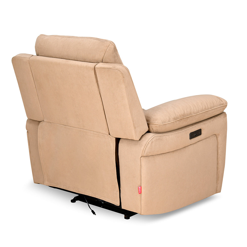 Clapton 1 Seater Double Motor Electric Recliner (Beige)