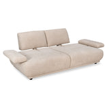 Fritzi 3 Seater Fabric Sofa (Beige)