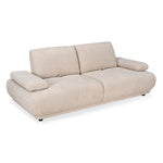 Fritzi 3 Seater Fabric Sofa (Beige)