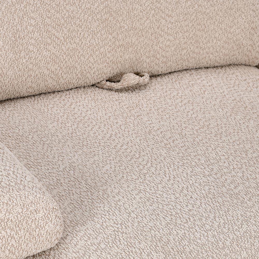 Fritzi 2 Seater Fabric Sofa (Beige)