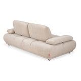 Fritzi 3 Seater Fabric Sofa (Beige)