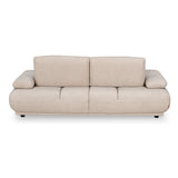 Fritzi 3 Seater Fabric Sofa (Beige)