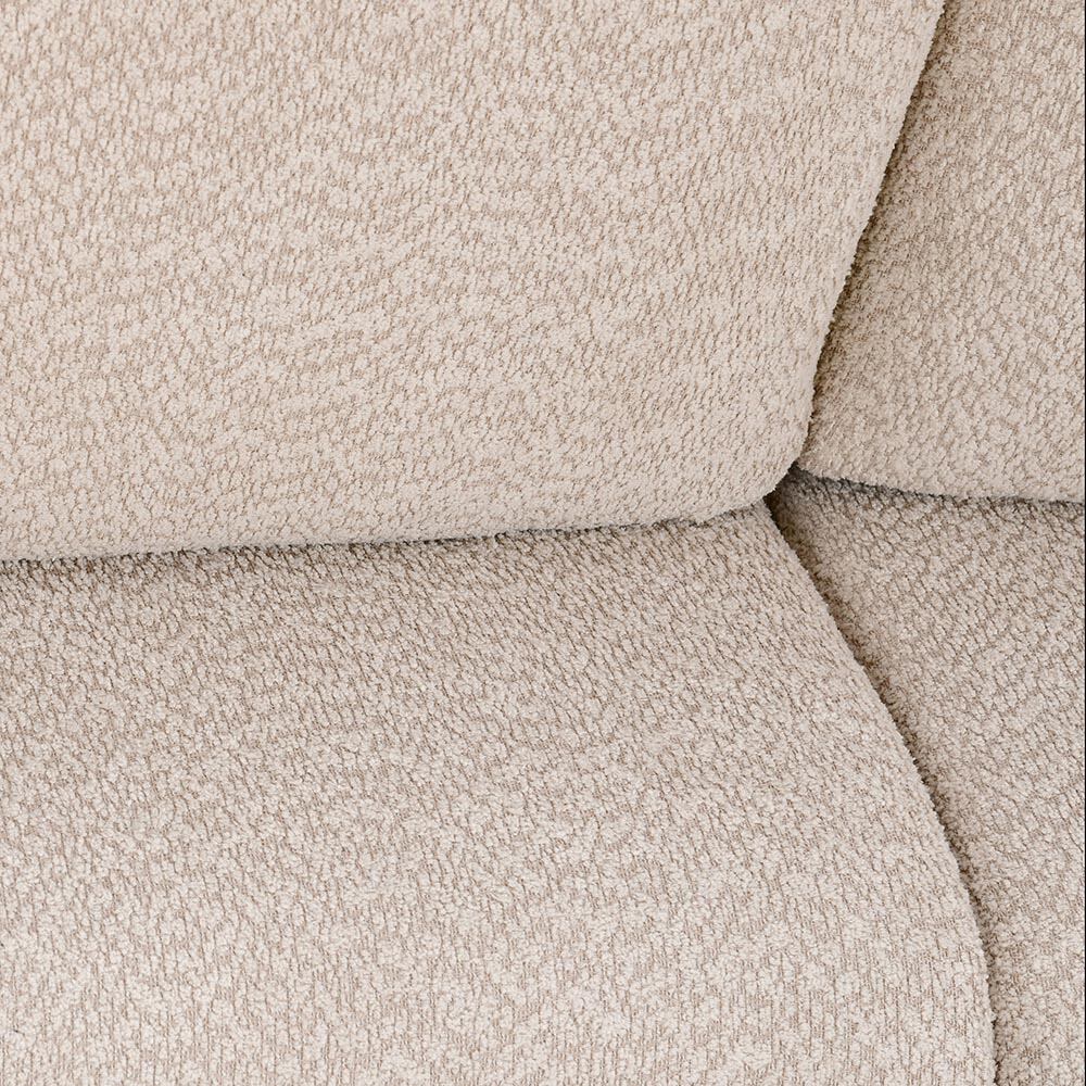 Fritzi 2 Seater Fabric Sofa (Beige)