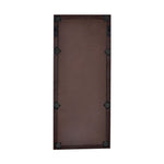 Leaf Design MDF and Glass Wall Decor (Brown)