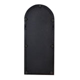 Arch Window MDF and Glass Wall Decor (Black)