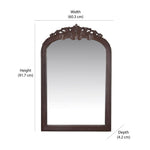 Victorian Arch Decorative Mirror (Brown)