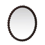 Decorative Balls Round Mirror (Brown)