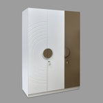 Cassini 3 Door Wardrobe With Led Light (White)