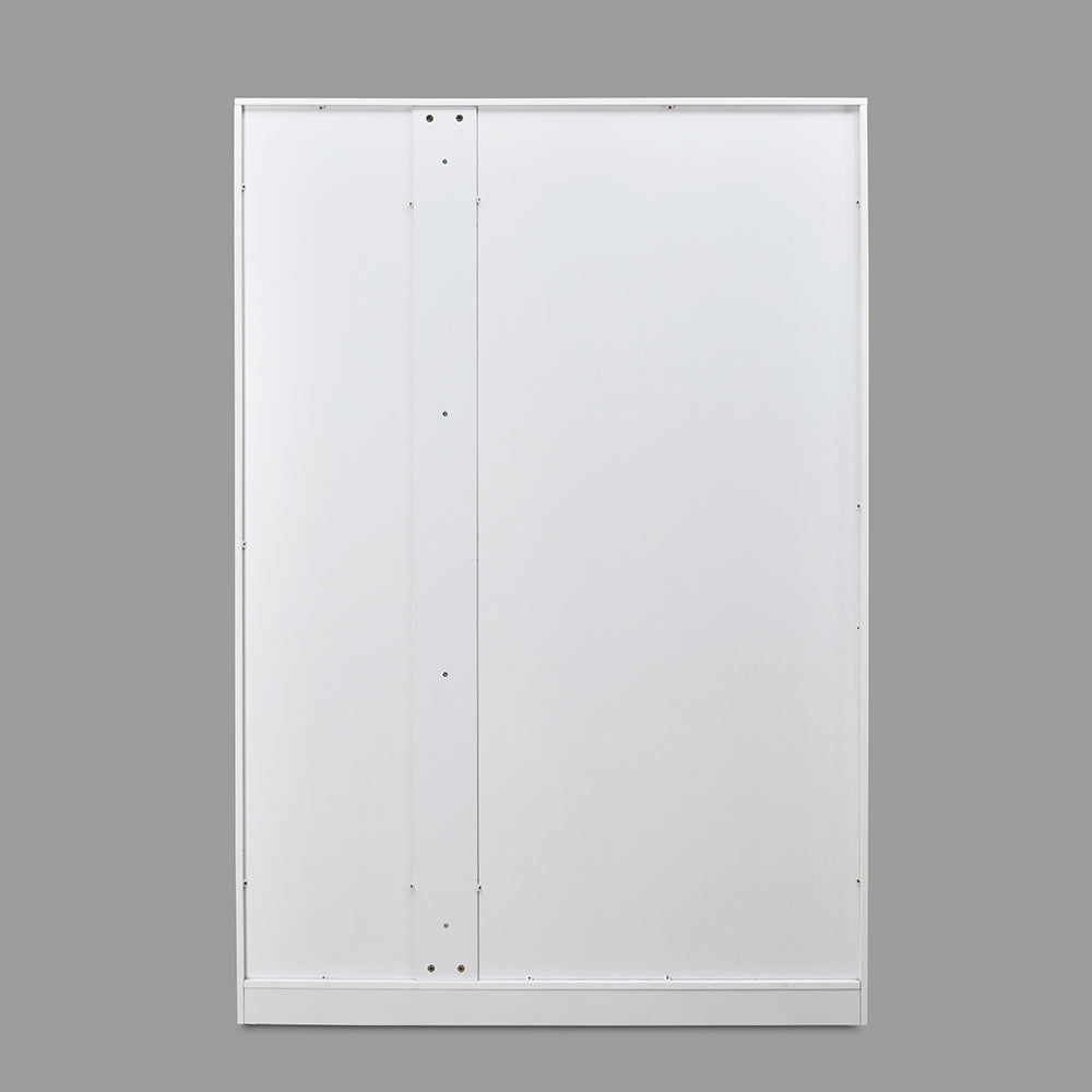 Cassini 3 Door Wardrobe With Led Light (White)