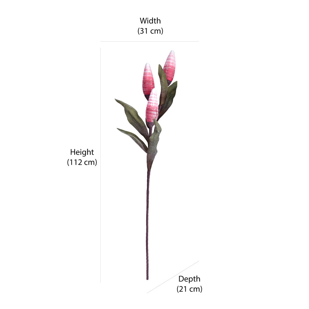 Artificial Flower Buds Stick (Pink)