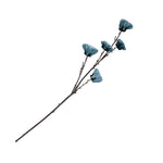 Artificial Carnation Flower Stick (Blue)