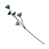 Artificial Carnation Flower Stick (Blue)