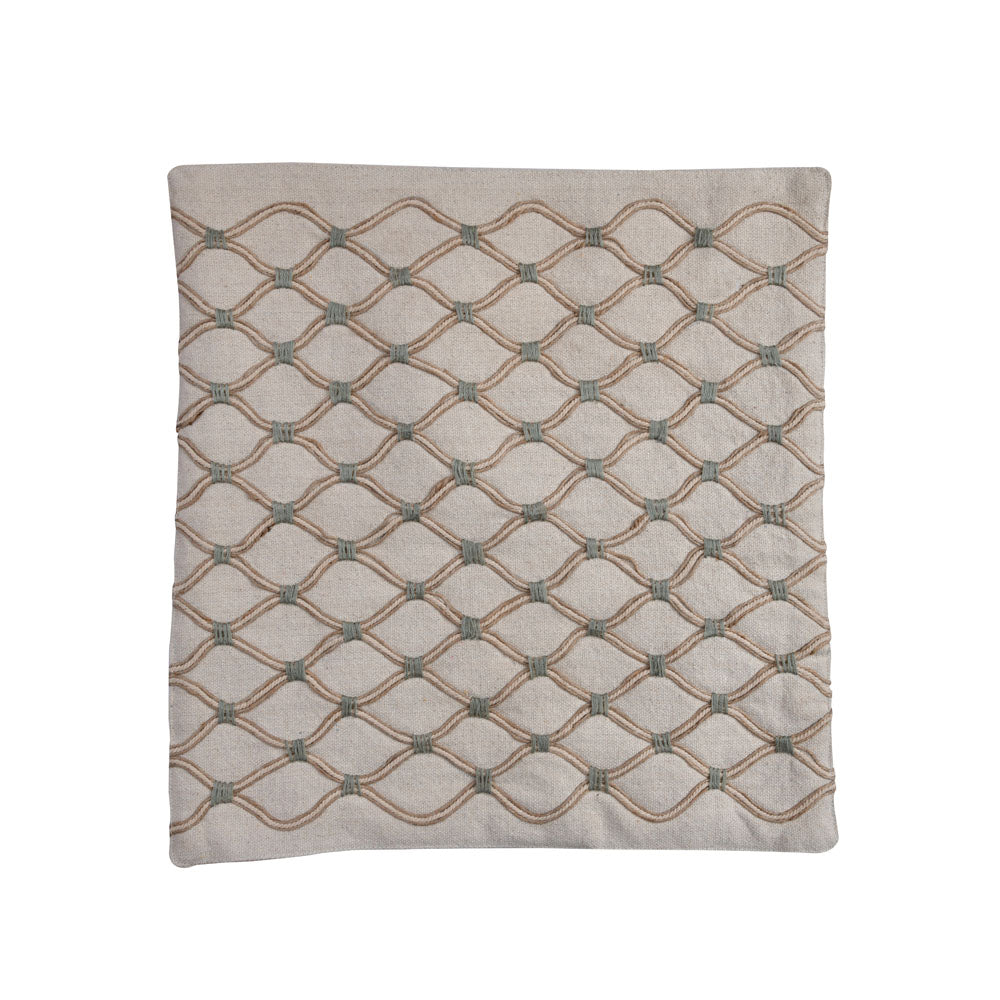 Decorative Abstract Cotton Trivet (Grey)