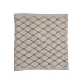 Decorative Abstract Cotton Trivet (Grey)