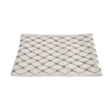 Abstract Cotton Rectangular Table Placemat (Grey)